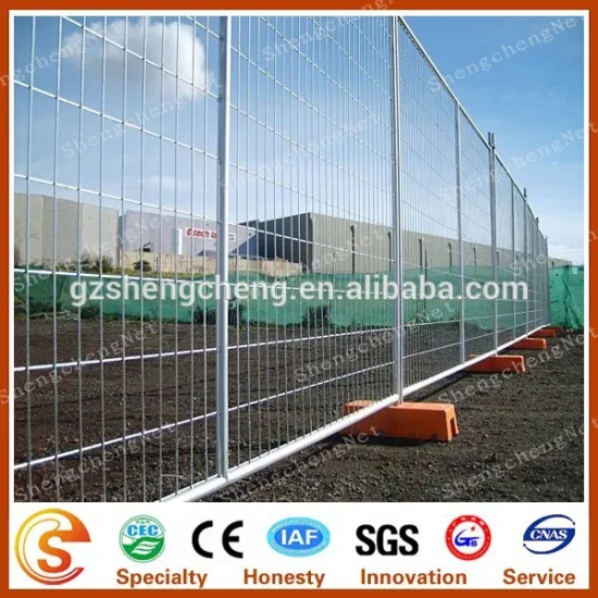 PVC coated Galvanized Temporary Movable Fence