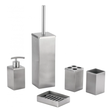 Stainless Steel Bathroom Hardware Accessories 5 Piece Set