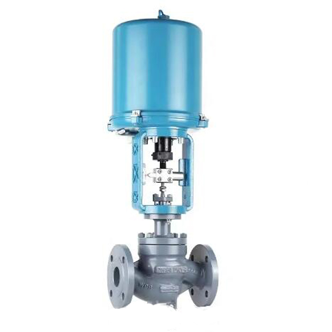 Electric Actuated Flanged Floating/Trunnion Control Valve