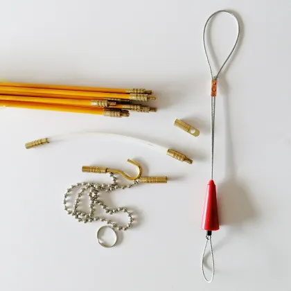 10 *1m Cable Pull Rod Accessories Kit Electric Wire Pusher