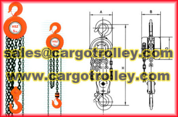 manual chain hoist pictures