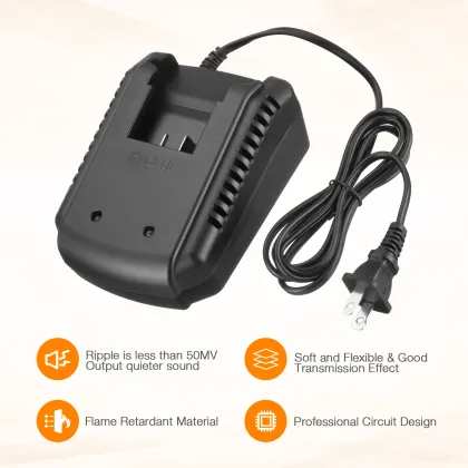 Fast Rechargeable Charger for Snow Joe & Sun Joe 24V Lithium-ion Batteries