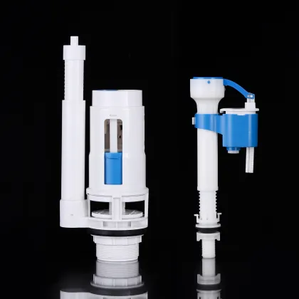 Squat Toilet Tank with Anti-Siphon Adjustable Fill and Flush Valves