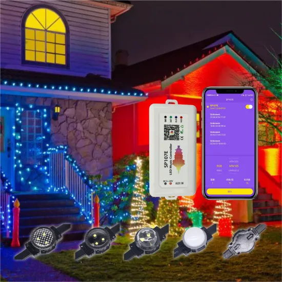 Factory Price 30mm Landscape Decorations Warm White LED Pixel Point Lights for Christmas