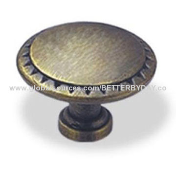 Zinc alloy antique cabinet and furniture pull handle/knob used for drawers and wardrobes door