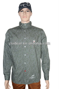 Guangdong custom printed men's fashion shirt made in China