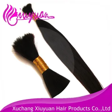 natural hair extensions without weft virgin russian straight hair