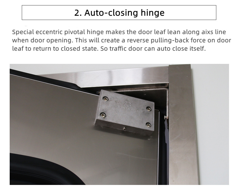 Double acting impact Traffic Door 2