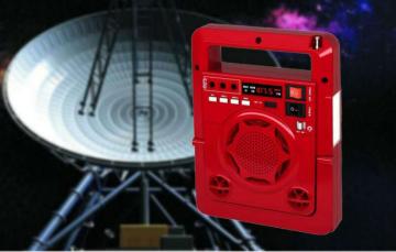 New Solar Radio Cassette With Display Portable Speaker