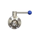 Stainless Steel Manual Clamp Sanitary Butterfly Valve