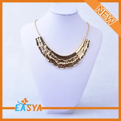 Gold Metal Chain Necklace Chunky Metal Necklace Normally Metal Necklace