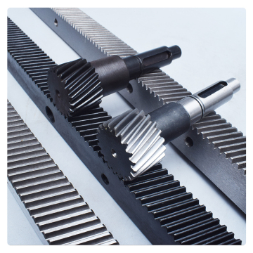 High Precision 1.25M Silver Helical Gear Rack - 670mm Length - Industrial Quality