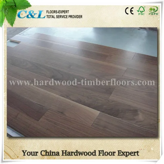 prefinished hardwood flooring American walnut grade selected