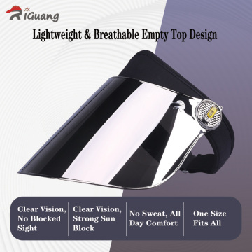 Comfortable Open-Top UV Shield with Excellent Ventilation