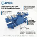 Heavy Duty Rotary Cylinders Rack and Pinion Rotary Actuator
