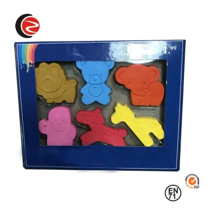 3D Animal Crayon Set for Kids