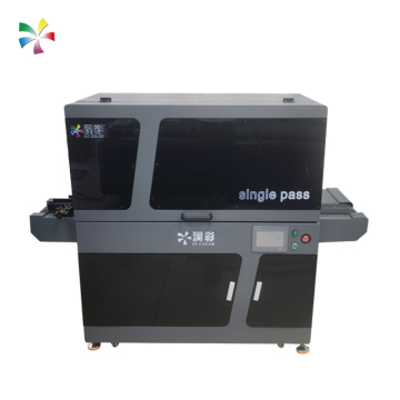 5 cm Width Digital Single Pass UV Inkjet Printing Machine