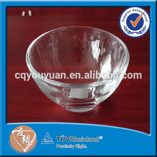 high flint glass inclined ice cream glass small clear glass fruit or salad bowl 130ml