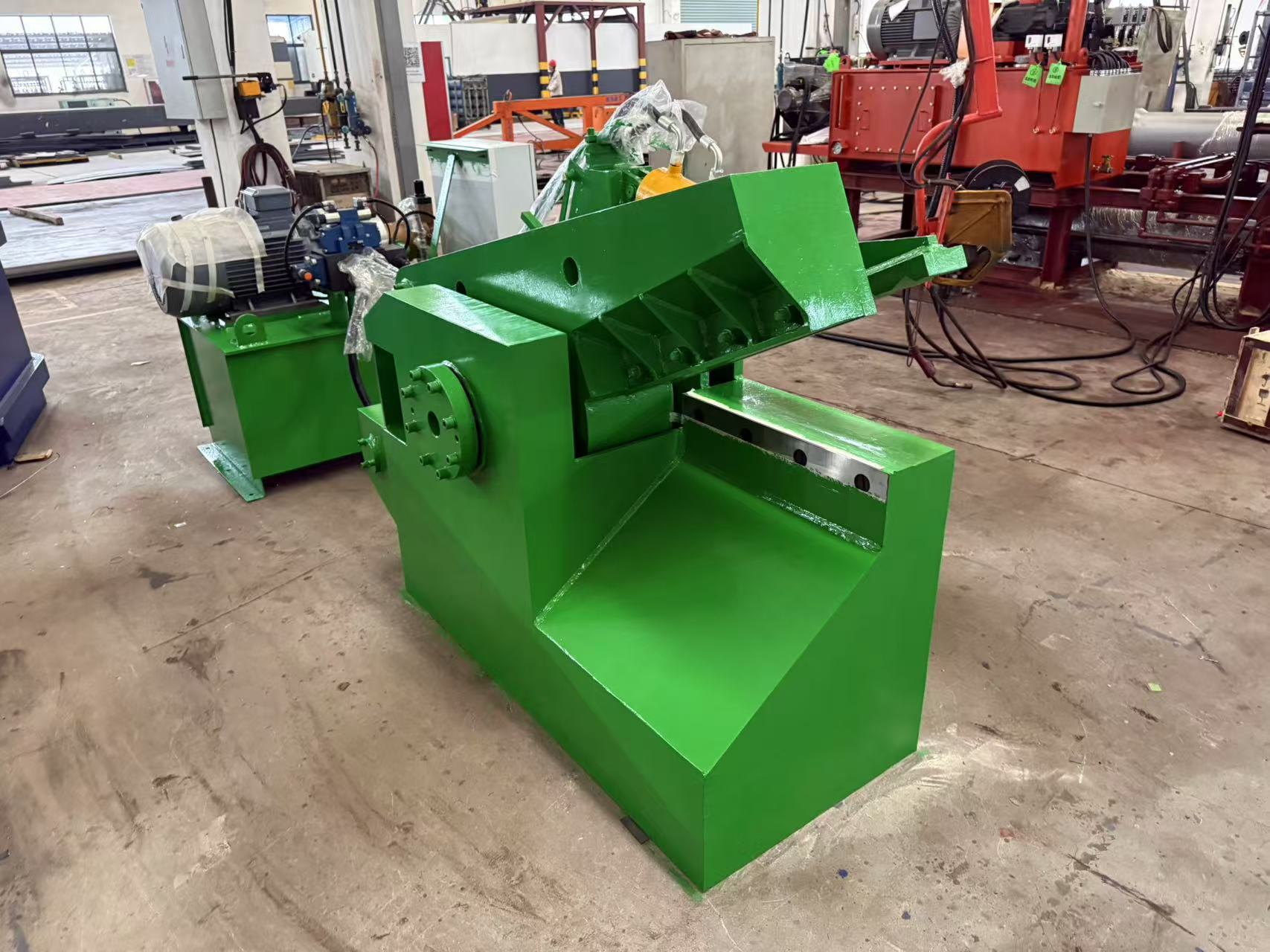 125T Hydraulic Scrap Metal Shear Alligator Cutting Machine