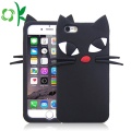 Cute Cartoon Cat zachte siliconen mobiele telefoon geval