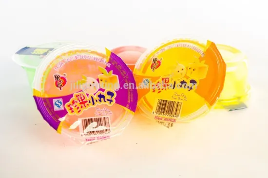 peelable lidding film for jelly cup lid sealing packaging