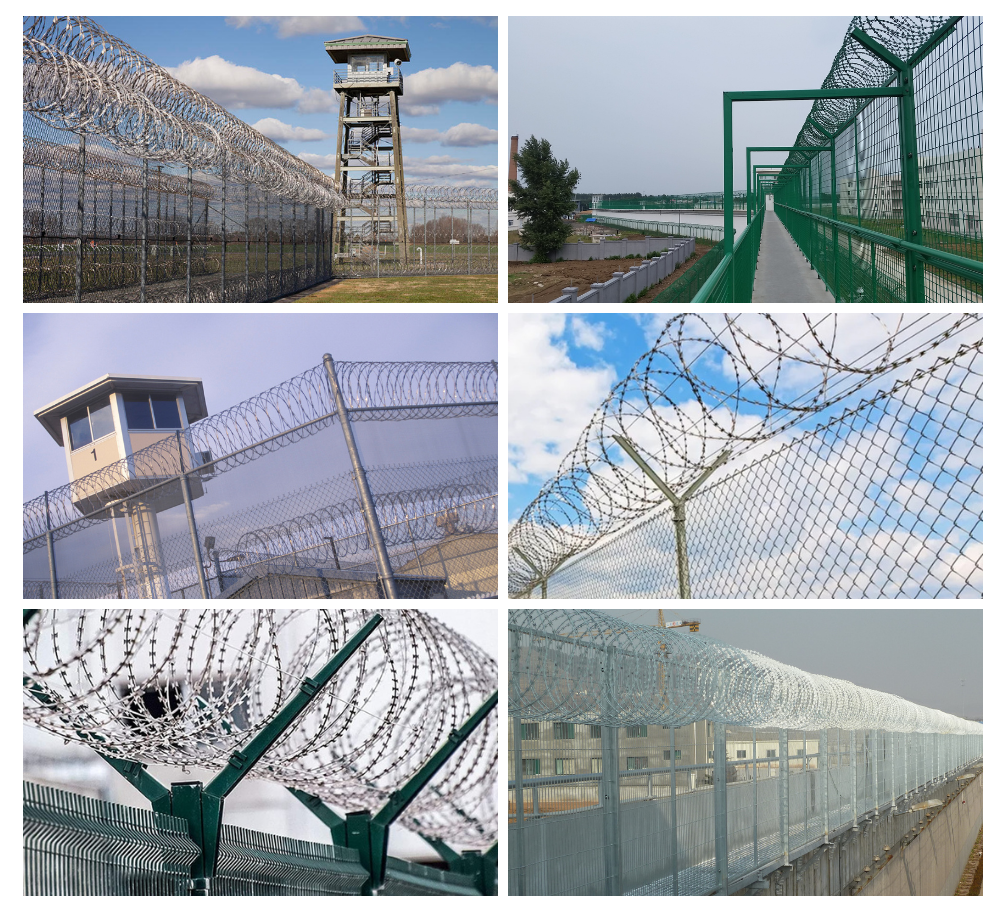 razor wire mesh application