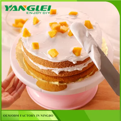 High click rate in E-business market cake turntable cake stand