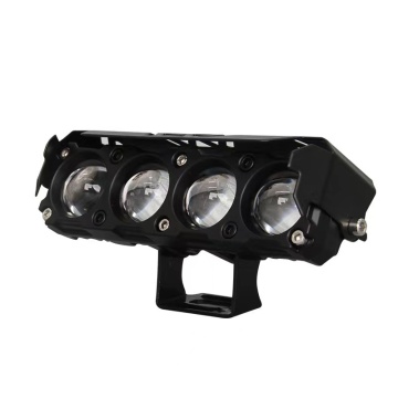 4 Eyes LED Lights for Car and Motorcycle - White/Yellow Far Beam External Front Headlights