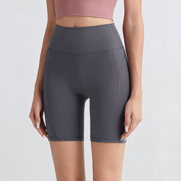 Short de yoga taille haute pour femmes