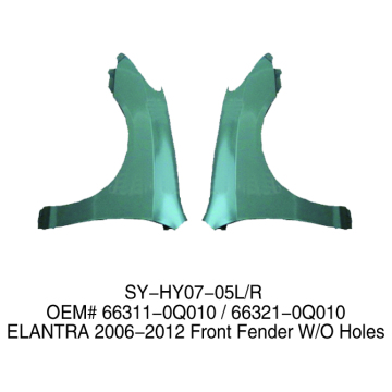 Aftermarket Auto front fender Replace for Hyundai Elanrta 2006-2012