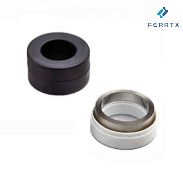 Núcleos de estrangulamento amorfos de baixo perfil