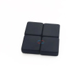 Block 10x10x4 mm Black Epoxy Magnet