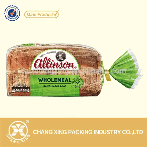 Bread Plastic Packaging Bags Transparent Food Packaging Bag