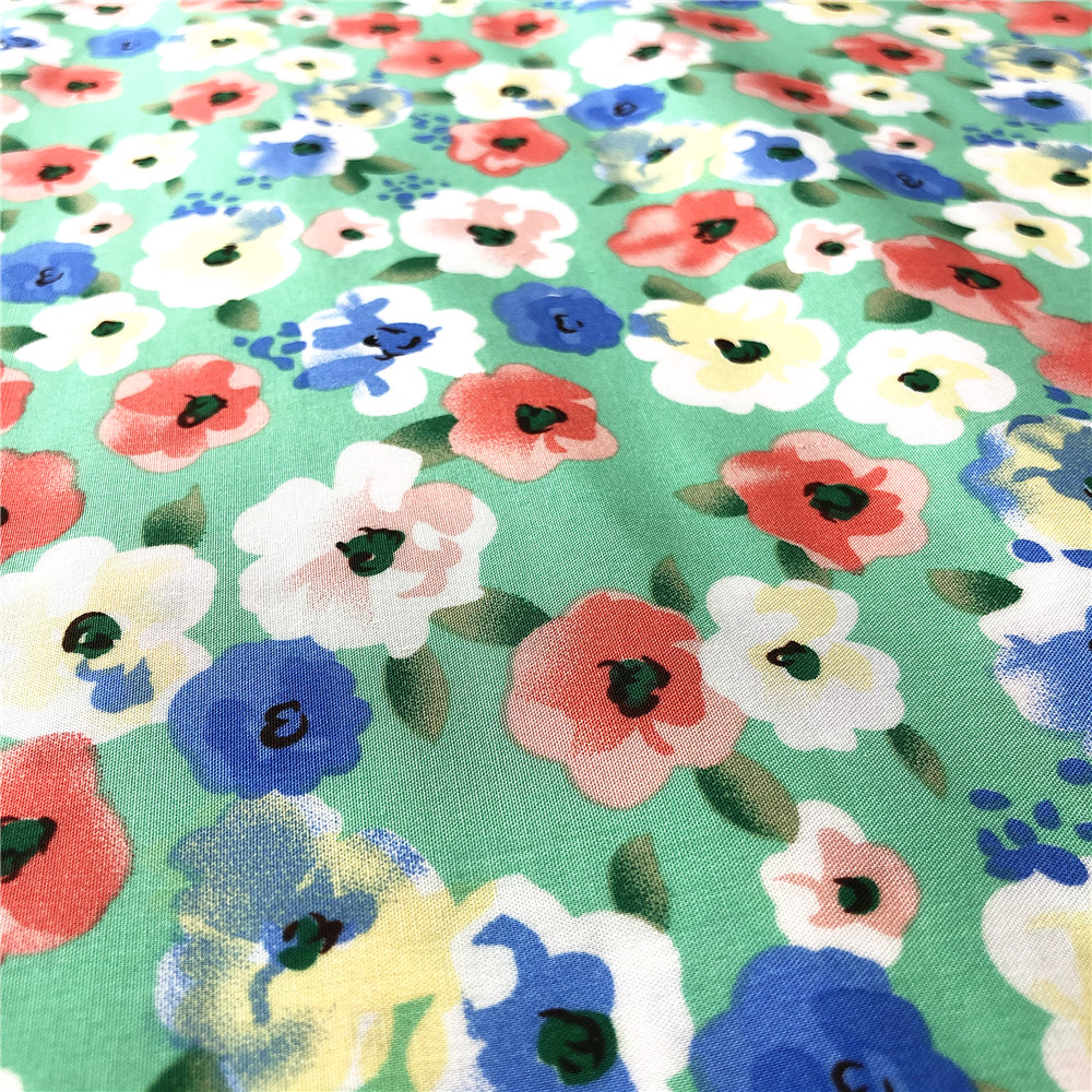 Rayon Printed 45s Tiny Flower