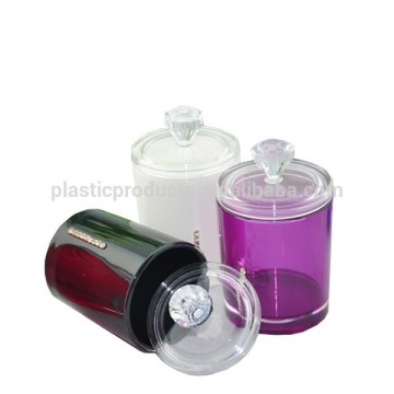 Colorful plastic toothpick containers