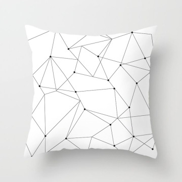 Simple plain Christmas limited printed cotton pillowcase