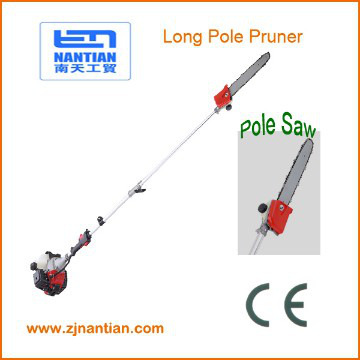 Long reach extension pole pruner saw with CE certification