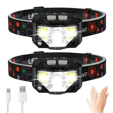 COB Rechargeable HL65 Headlamp - Portable LED Waterproof Sensor Headlight for Camping and Fishing
