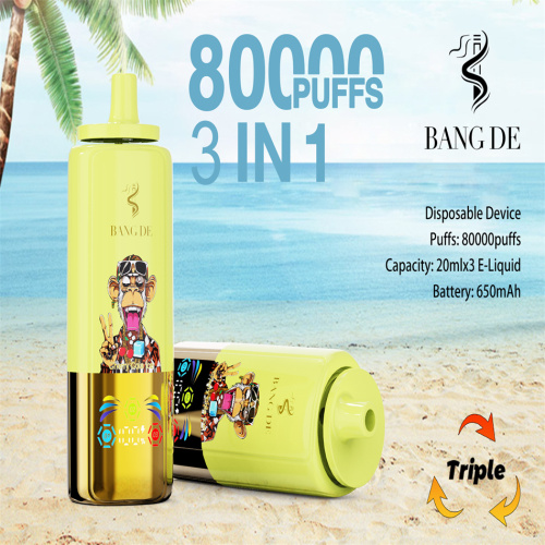 BANG DE 80k 3in1 Puffs Vape за еднократна употреба
