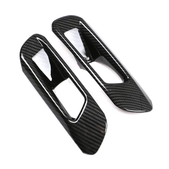 Chrome ABS Exterior Accessories Carbon Fiber Front Fog Light Decorative Frame for Toyota 2018 Camry