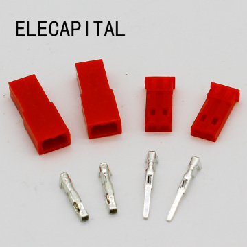 Free shipping,50set/lot JST Connector Plug 2pin Female, Male and Crimps RC battery connector for Auto,E-Bike,boat,LCD,LED ect