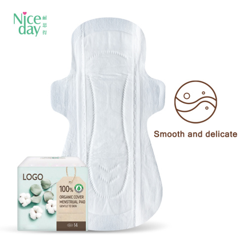 Natural organic Cotton Super Pads with Wings