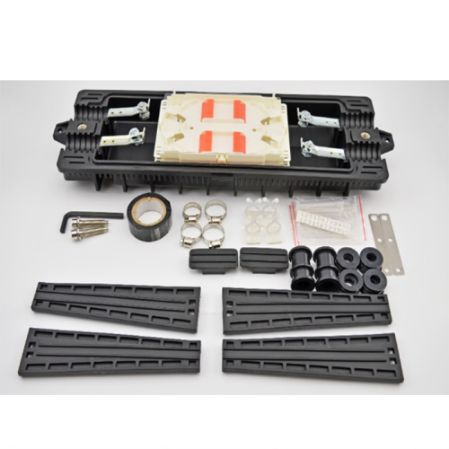 Horizontal 24 cores Fiber Rack Mount Splice Enclosure