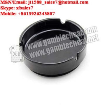 XF All black ashtray camera for poker analyzer/poker analyzer/poker cheat/contact lens/infrared lens/poker scanner/marked cards