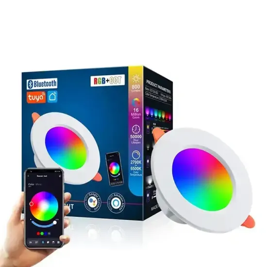 Zigbee Smart Tuya RGB Dimmable Recessed Ceiling Light