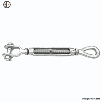 Drop Forged Turnbuckle HDG | ASTM F1145 Utility Hardware | Jaw & Jaw Galvanized Turnbuckle