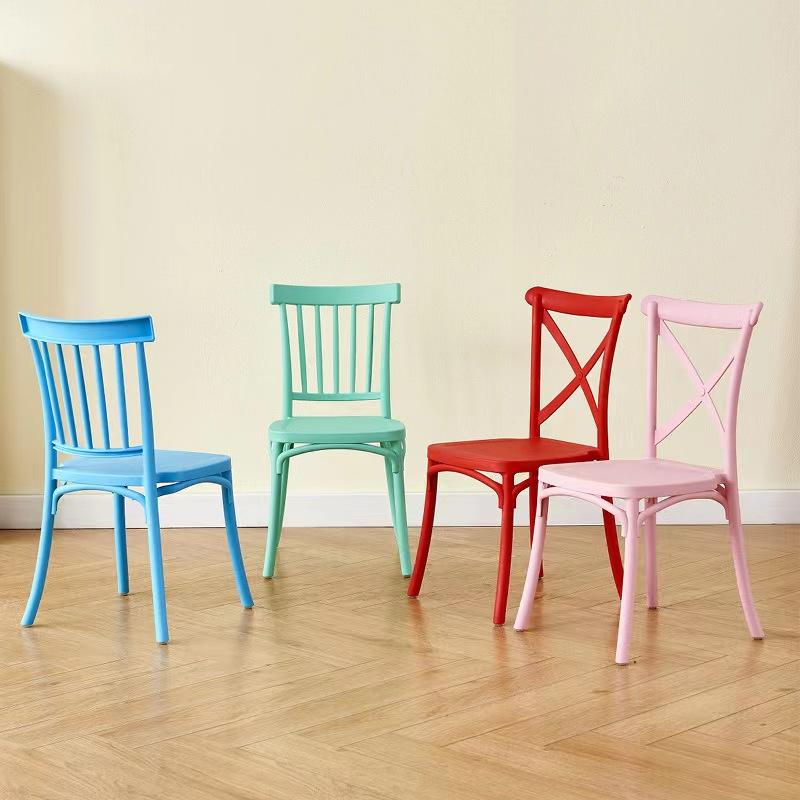 Plastic Colorful Stackable Chair