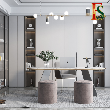 Étagère faite sur commande de poussière de bibliothèque de style fermé de Cabinet anti