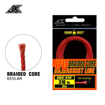 JK KBC Series kV Auxiliary Braided Fishing Line for Ocean Fishing Hooks