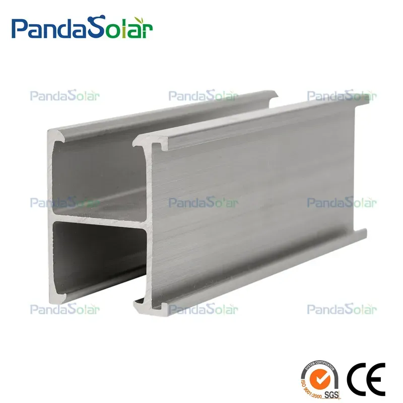 High Strength PV Solar Roof Mounting System Aluminum Rail